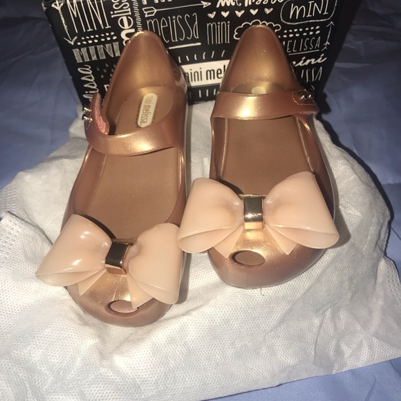 WHAT A DEAL...!!ONLY worn once.Mini Melissa Shoes - Picture 4 of 8